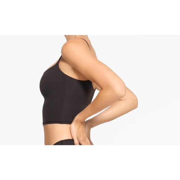 NEW SKIMS Women's Onyx Fits Everybody Cropped Camisole XS - Picture 5 of 7